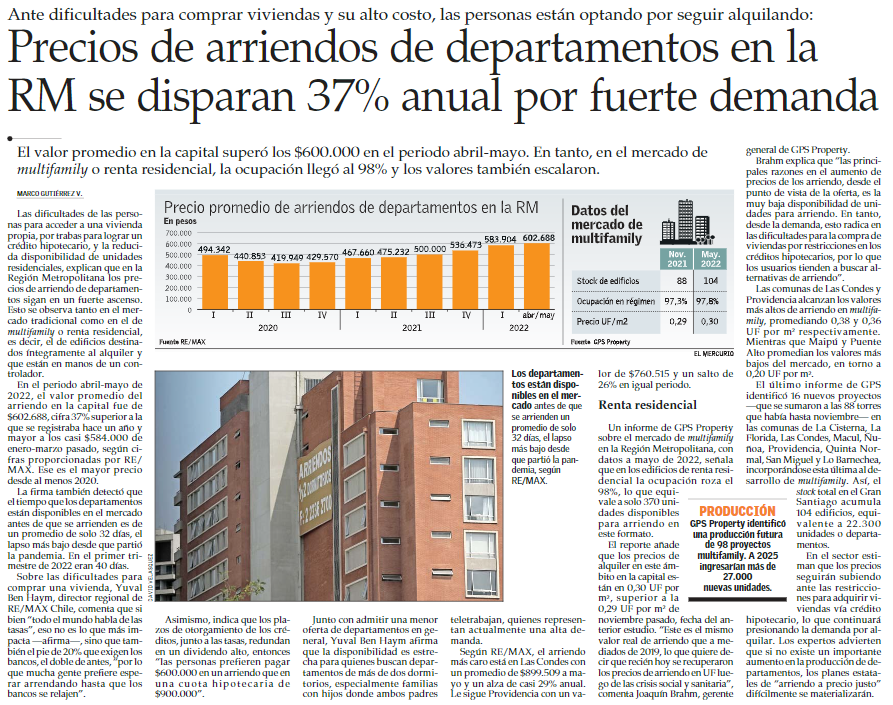 Fuente: El Mercurio, 8 de Junio de 2022